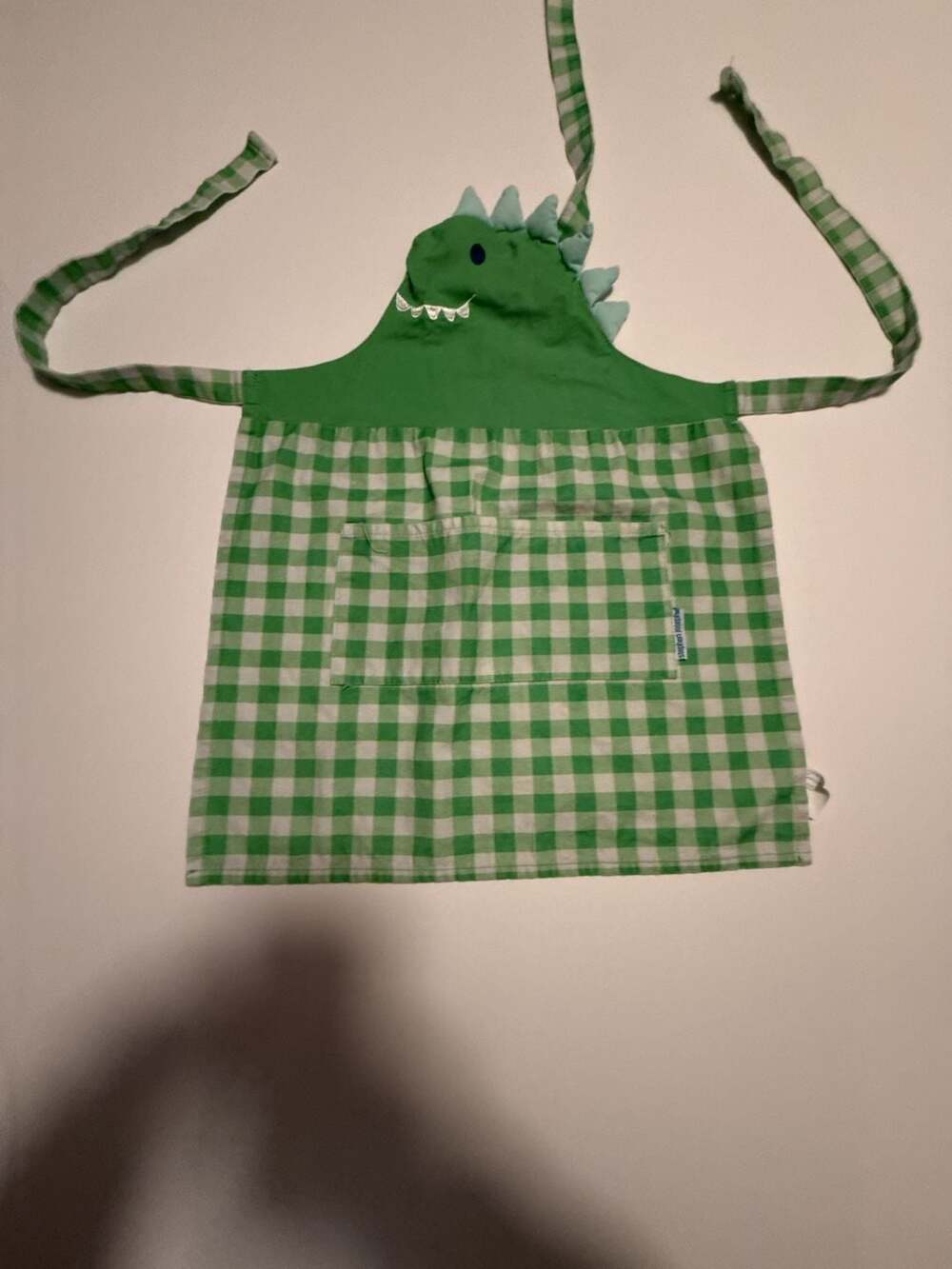 Stephen Joseph Kids Dinosaur Gingham Apron